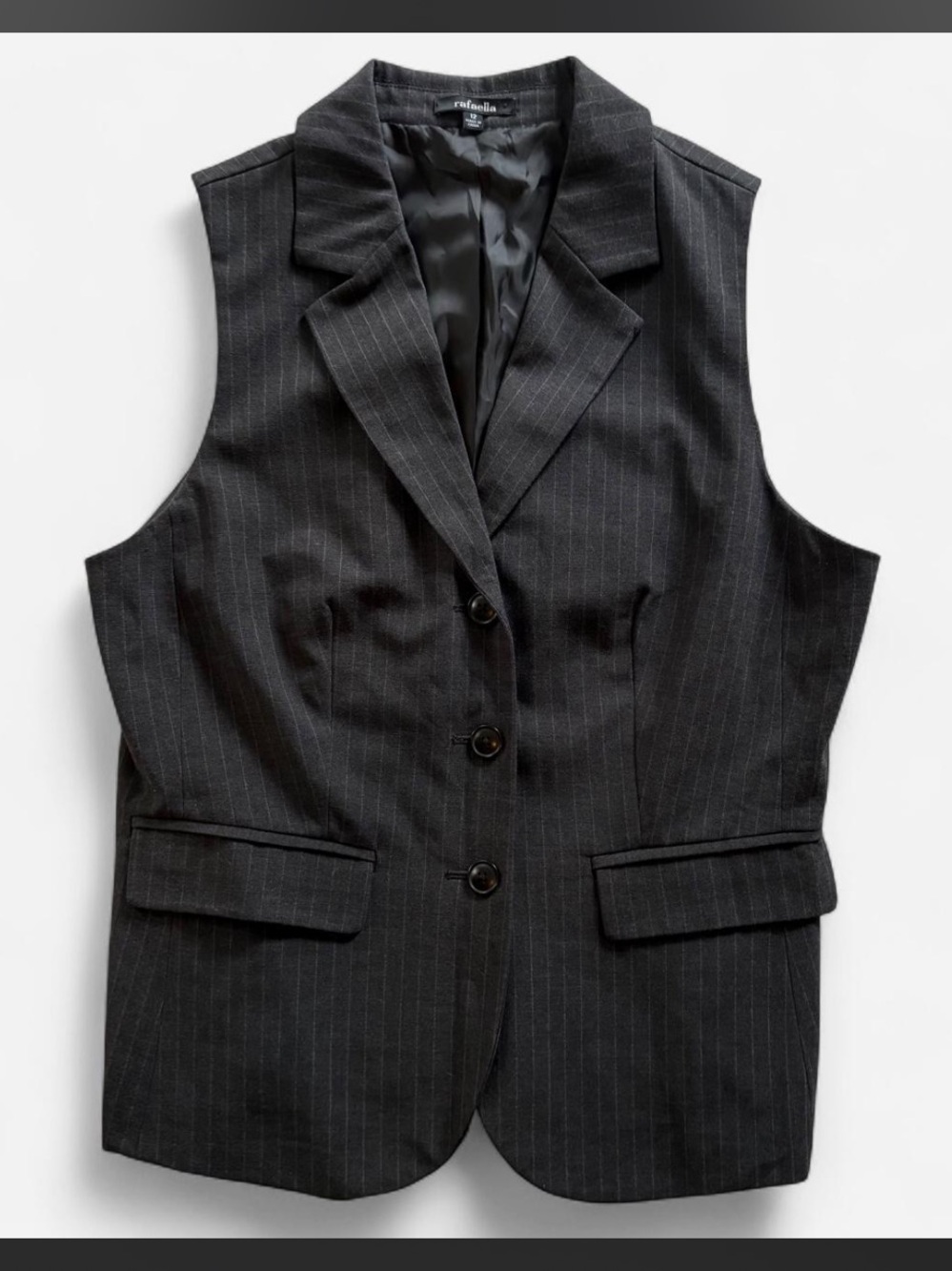 Vintage Pinstripe Sleeveless Vest <3